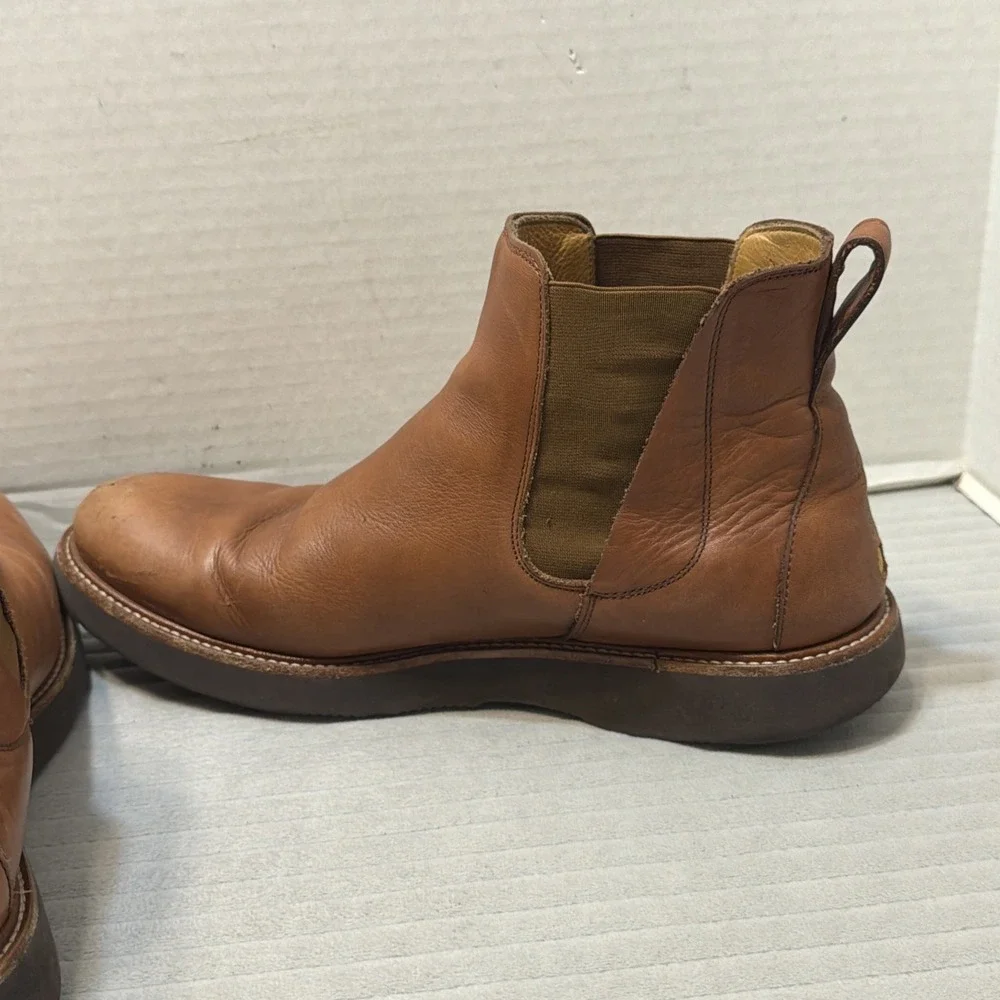Samuel Hubbard Boots Men's US Size 9 Brown Leather Pull On Chelsea Boot